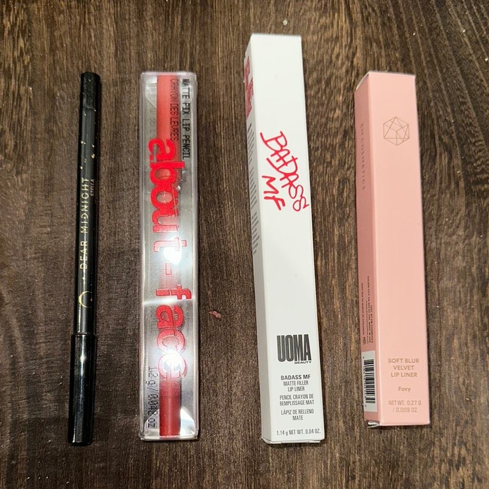 4 piece mixed brands of lipliners brand new